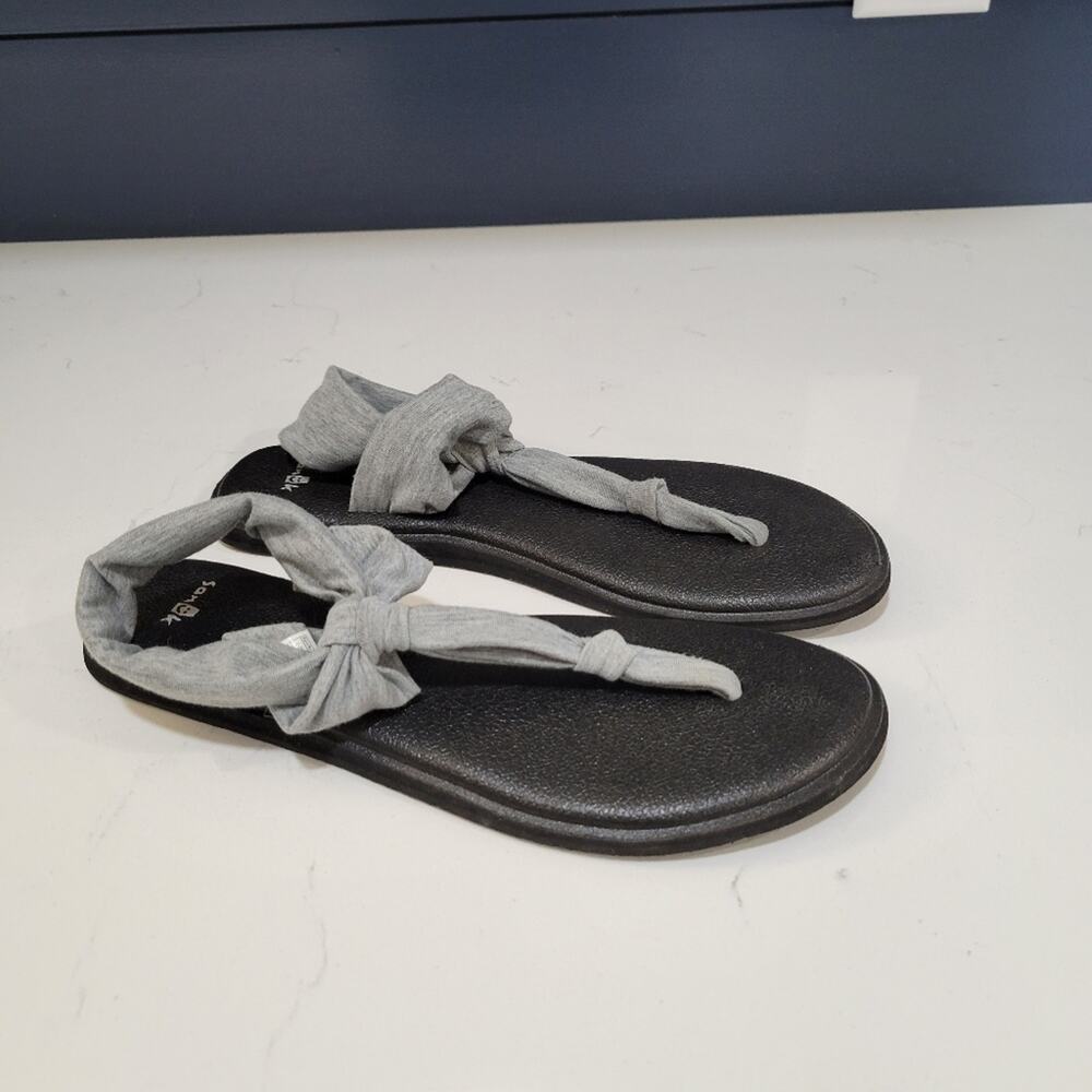 Sanuk Yoga Sling In Gray Size 9